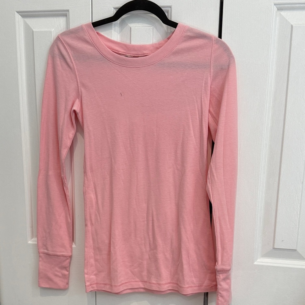 Make + Model Soft Pink Long Sleeve Tee